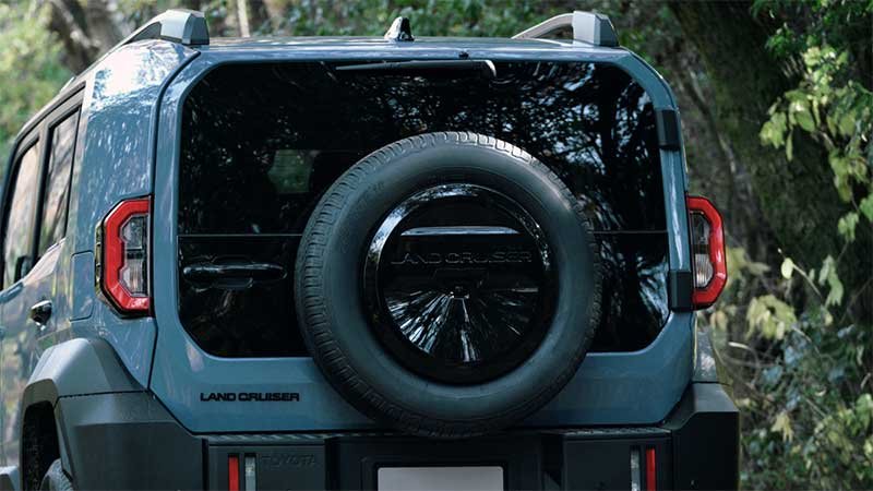 Spare Tire at Back Door